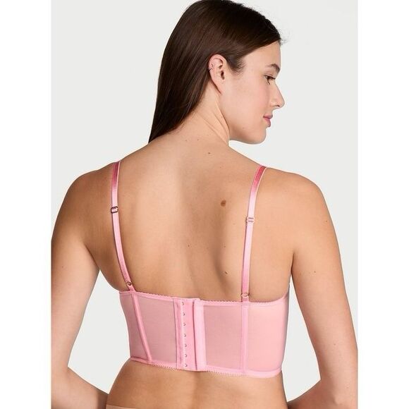 Victorias Secret Dream Angels Corset Top Size S Pink Coquette Fairy Romantic Y2K - Picture 13 of 16